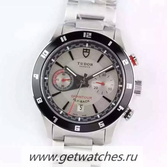 Best Price Tudor Grantour Fly-Back SS Gray Dial 7750