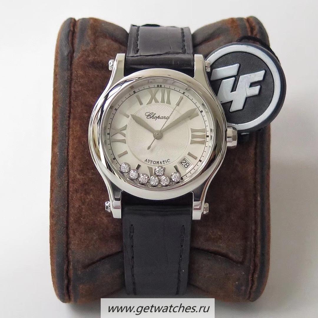 NEW Replica Chopard Happy Sport 36mm Automatic 278559 ZF Ladies SS Silver Dial 2892