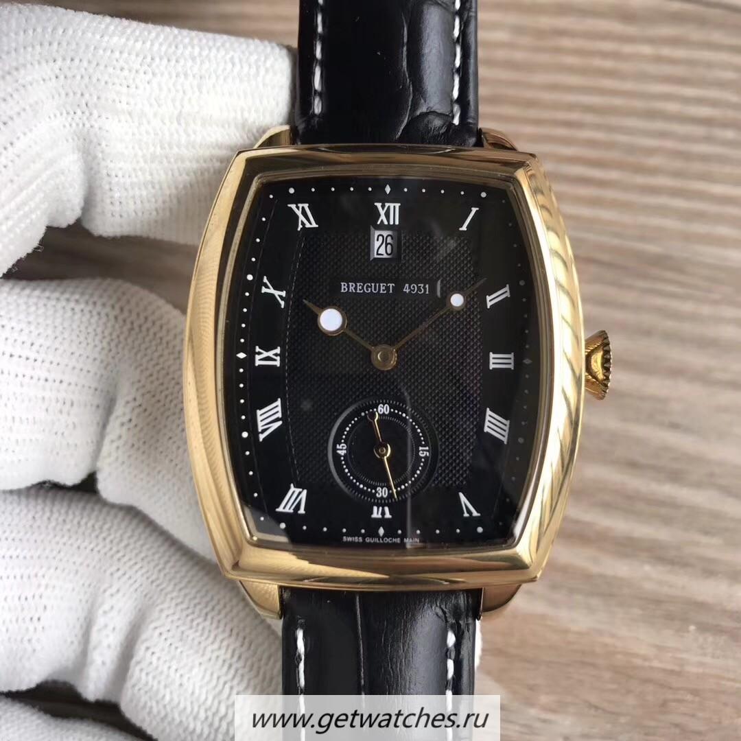 NEW Replica Breguet Heritage Big Date 5480BA/12/996 Noob Factory Yellow Gold Black Dial 2824