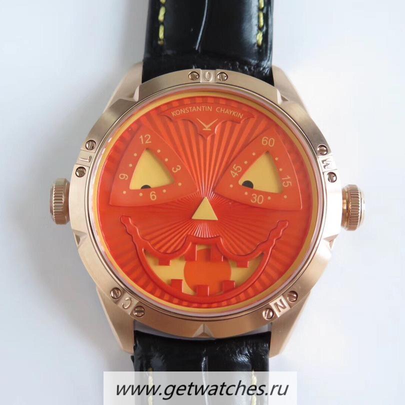 High Quality Konstantin Chaykin Joker TWF Rose Gold Orange Dial Seiko NH35A