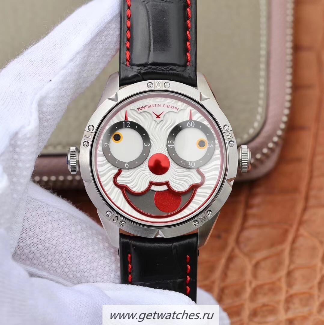 Shop Konstantin Chaykin Joker V9F SS White & Red Joker Dial Seiko NH35A