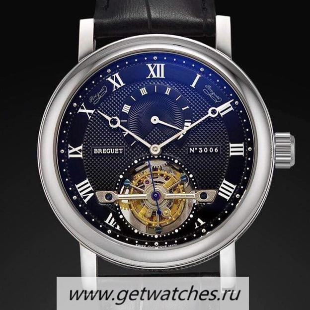 Copy Breguet Jubilee Tourbillon 5 Days Reserve SS Black Dial Tourbillon
