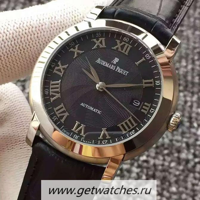 Shop Audemars P1g*et Jules Audemars 15170 SS Roman & Black Dial 3120