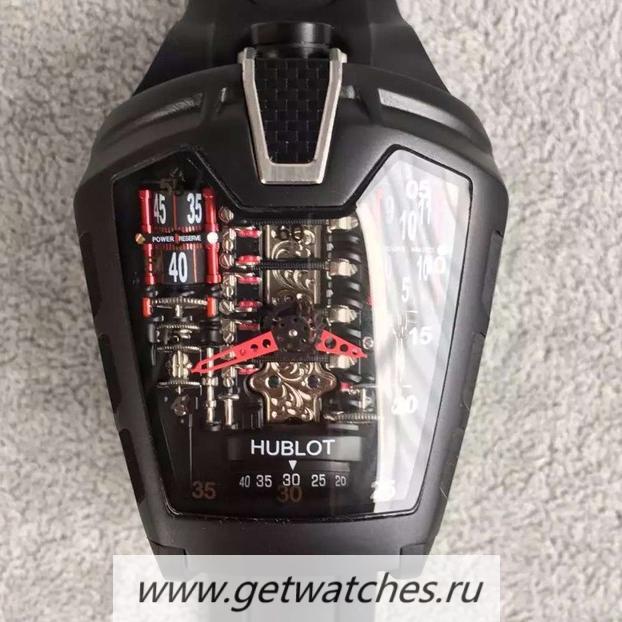 Replica Hublot LaFerrari MP-05 Black PVD Red & Skeleton Dial 2824