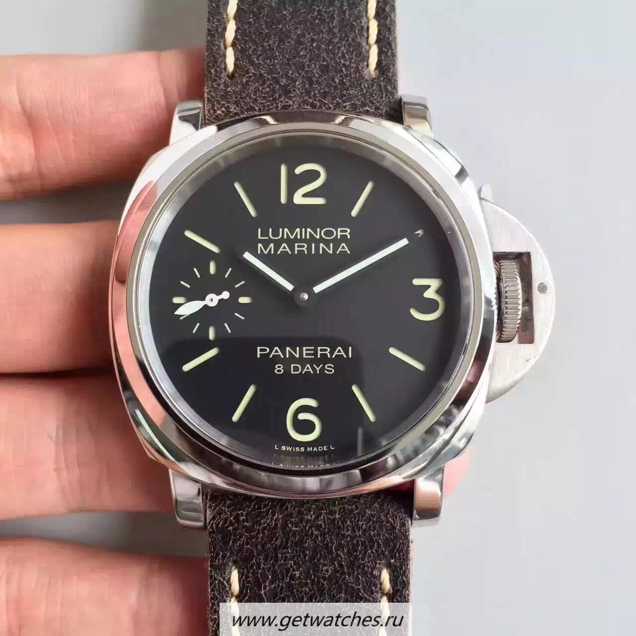 Shop Pa*e*a1 Luminor Base PAM 360 Black Ceramic Black Dial P3000