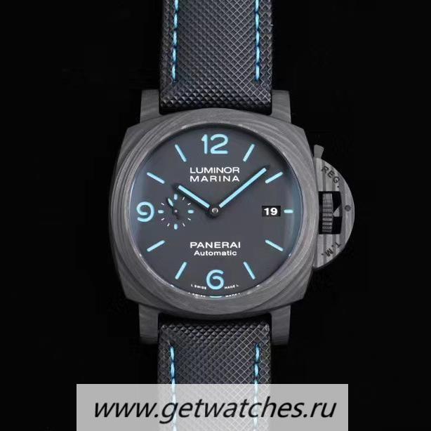 Copy Pa*e*a1 Luminor Marina PAM 464 Las Vegas Special Edition SS Black Dial OP XI