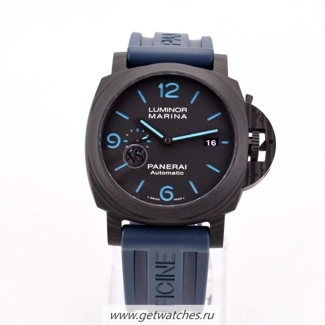 NEW Replica Pa*e*a1 Luminor Base Blue Logo 3 days Acciaio PAM774 XF SS Black Dial A6498