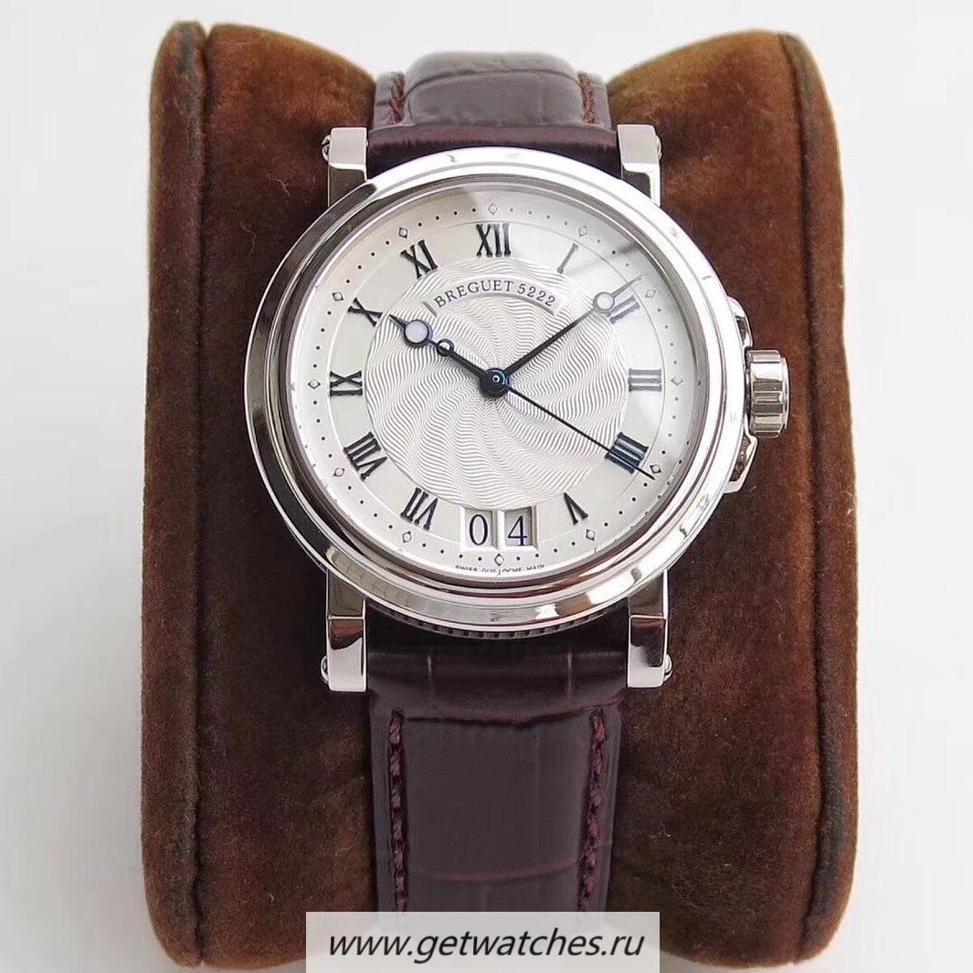 Replica Breguet Marine Big Date 5817 5817ST/12/5V8 ZF SS Silver Dial 517GG