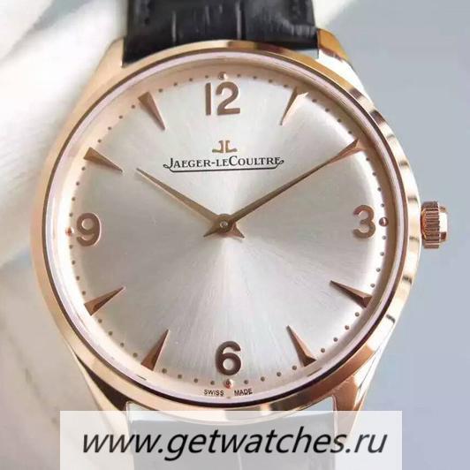 Shop Jaeger-LeCoultre Master Control 1833 Ultra Thin Q1348120 Noob Factory Rose Gold Silver Dial Calibre 849