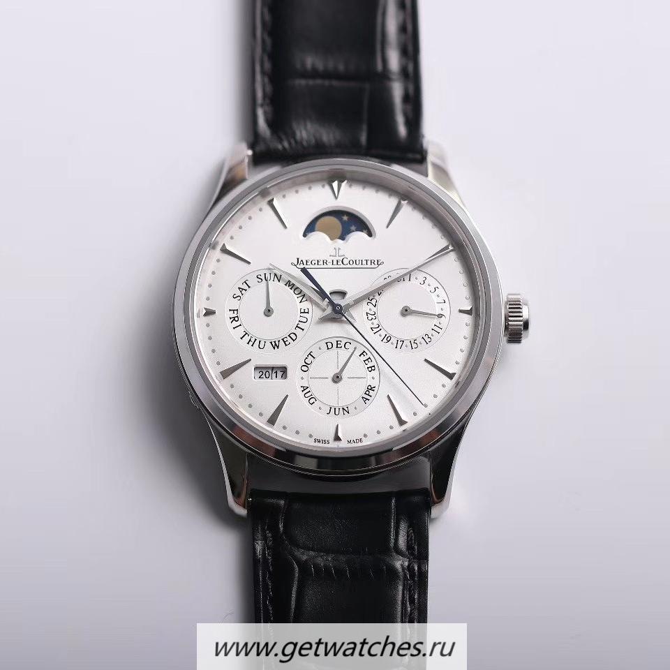 NEW Replica Jaeger-LeCoultre Master Ultra Thin Perpetual Calendar V9F SS White Dial JLC 868