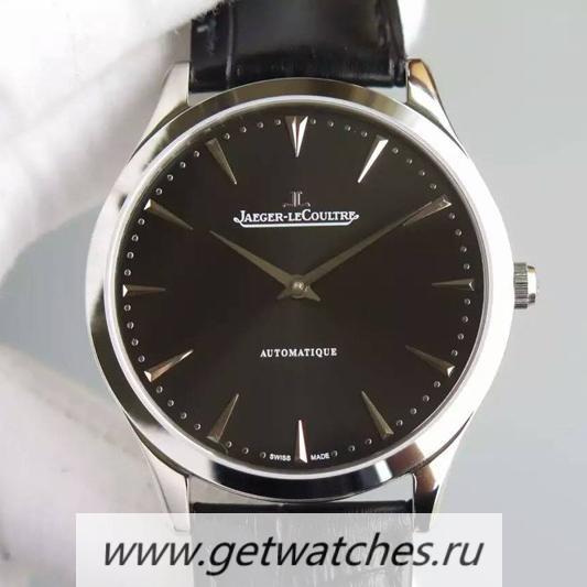 NEW Replica Jaeger-LeCoultre Master Ultra Thin SS Black Dial JLC 898C