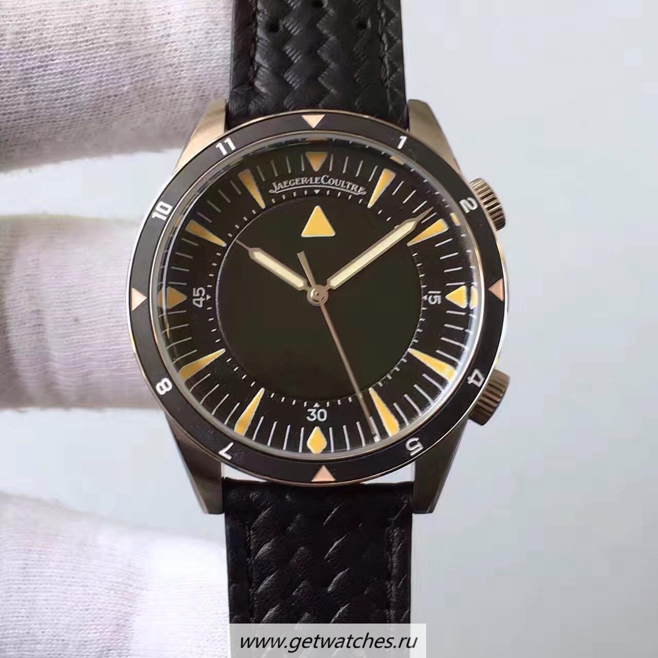 Fake Jaeger-LeCoultre Memovox Tribute to Deep Sea Q2028470 ZF SS Black Dial M9015