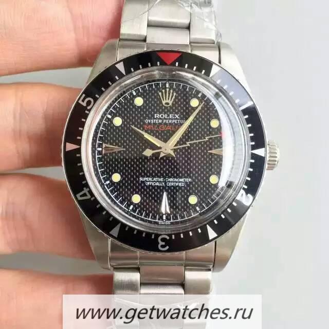 High Quality R01ex Milgauss 6541 50TH Anniversary LF SS Black Dial 2836