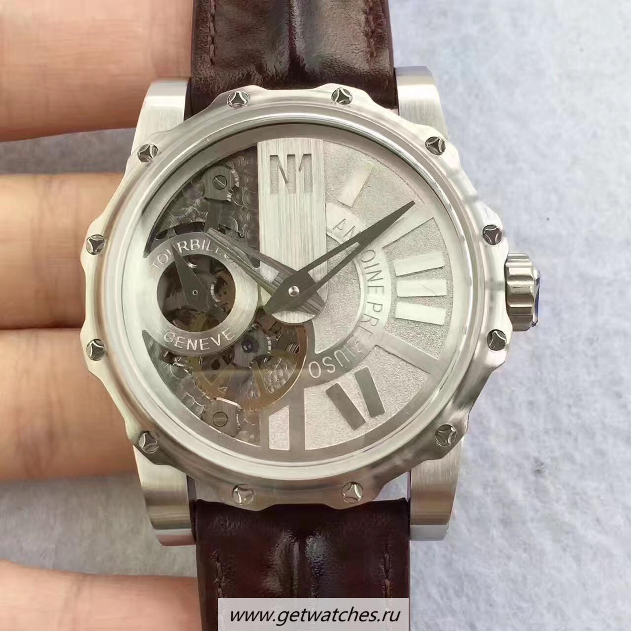 Shop Antoine Preziuso Monumental Tourbillon CYF SS Silver Skeleton Dial Caliber APG1928