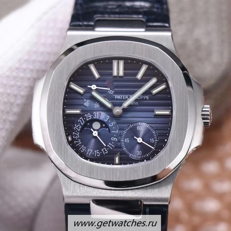 High Quality Pat*k Phi1i*pe Nautilus Moonphase 5712 PF SS Blue Dial 240 PS