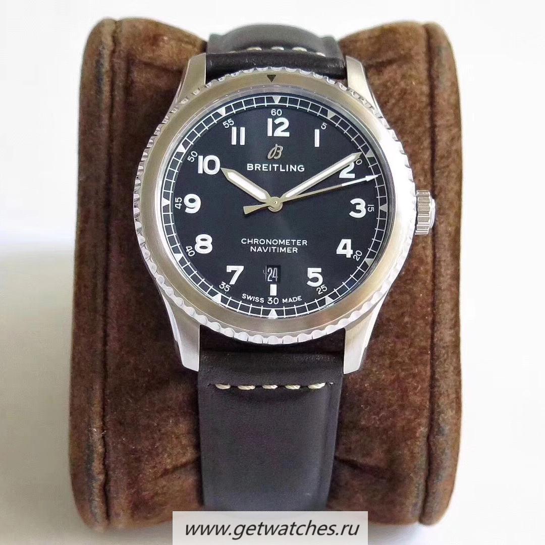 Replica Breitling Navitimer 08 Automatic 41mm A17314101B1X1 ZF SS Black Dial 2824