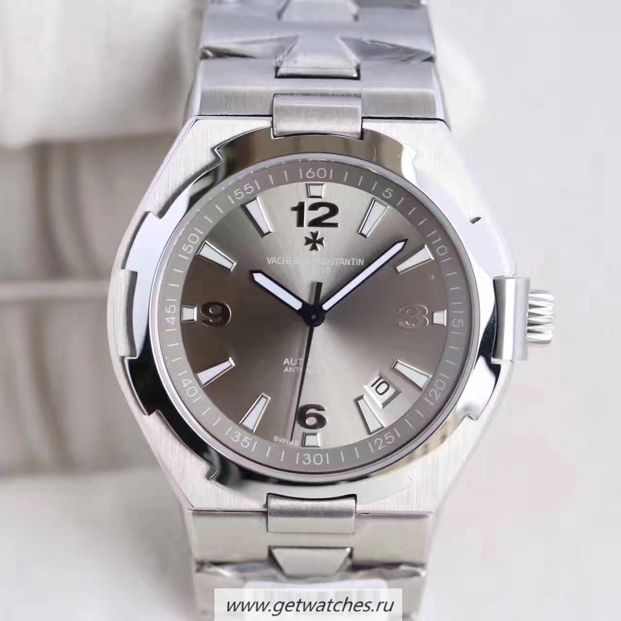 Copy Vacheron C0nstan1n Overseas 47040 Noob Factory SS Rhodium Dial 2824