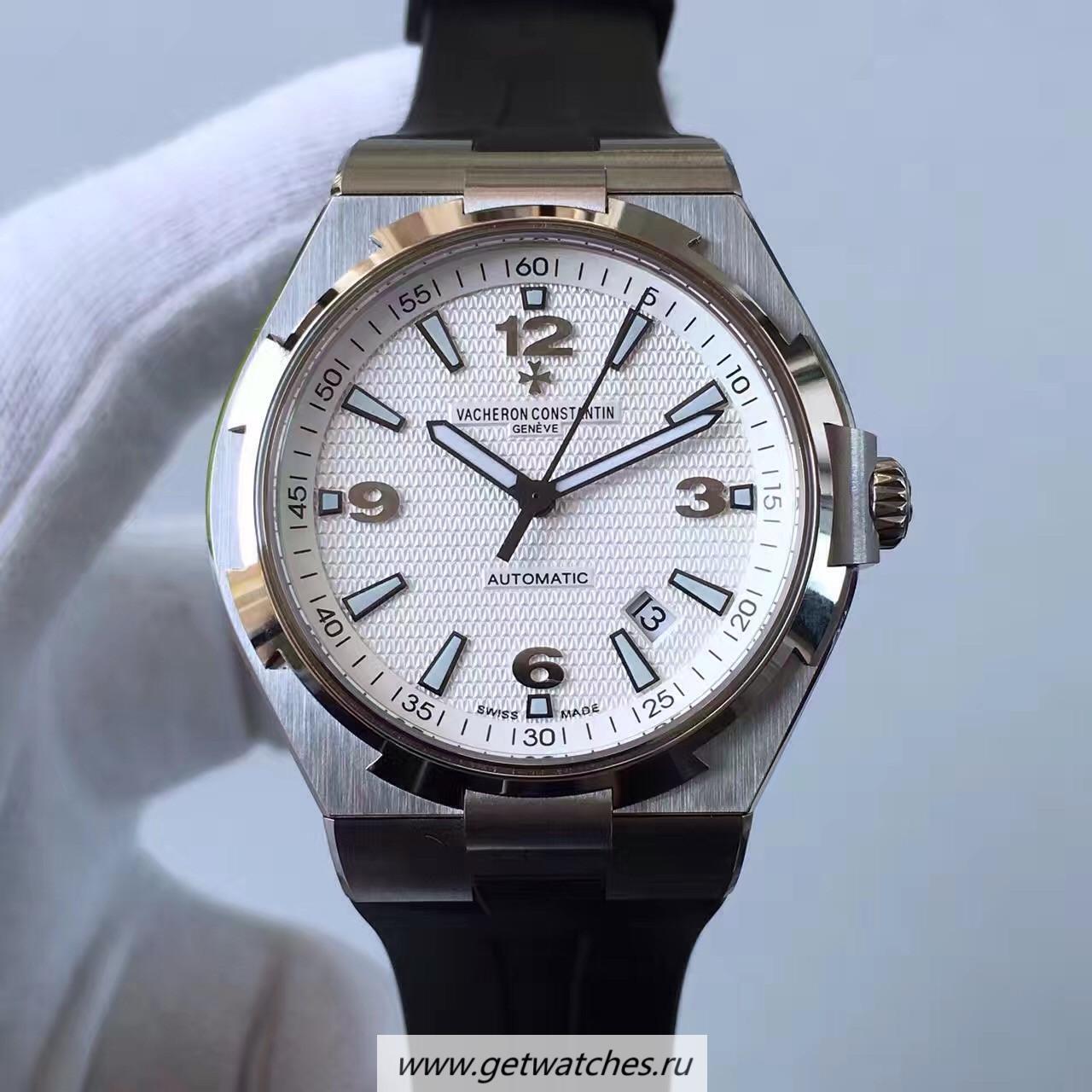 Fake Vacheron C0nstan1n Overseas 47040 SS White Dial 2824