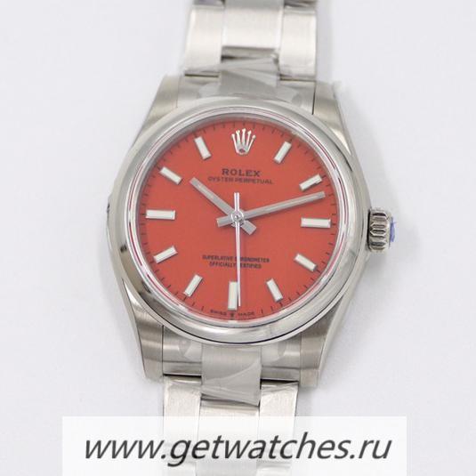 Copy R01ex Oyster Perpetual 31 277200 EWF SS Red Dial Miyota 6T15