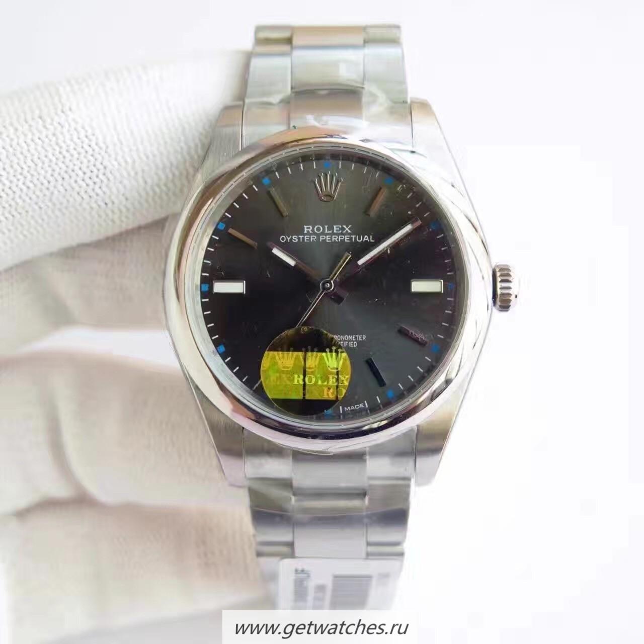 Perfect Replica R01ex Oyster Perpetual 34 114300 2018 UBF SS Anthracite Dial 2836