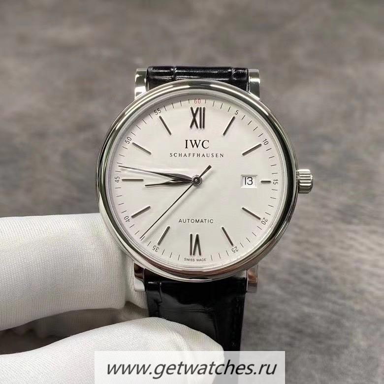 Copy IWC Portofino Automatic 39 IW356501 V7F SS White Dial 2892