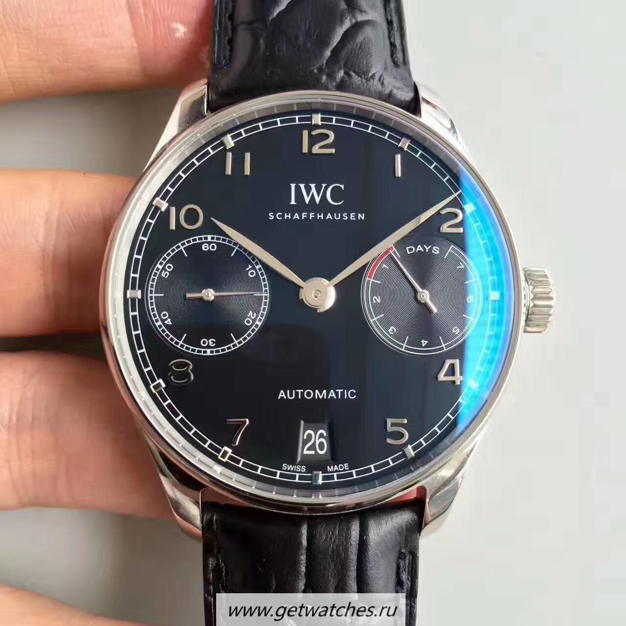 High Quality IWC Portugieser IW500703 ZF SS Black Dial 52010