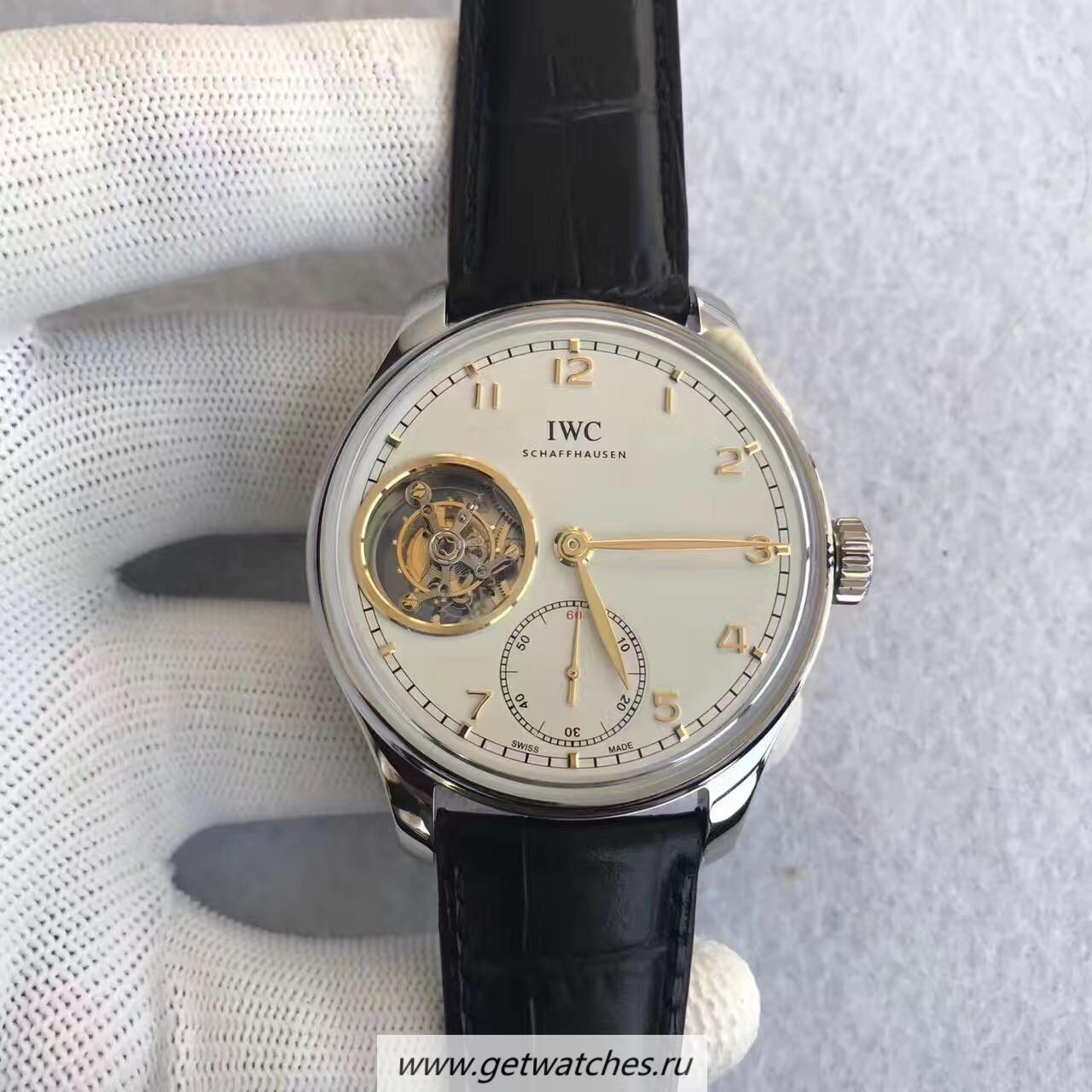 High Quality IWC Portugieser Tourbillon IW546301 YLF SS White Dial Caliber 65192