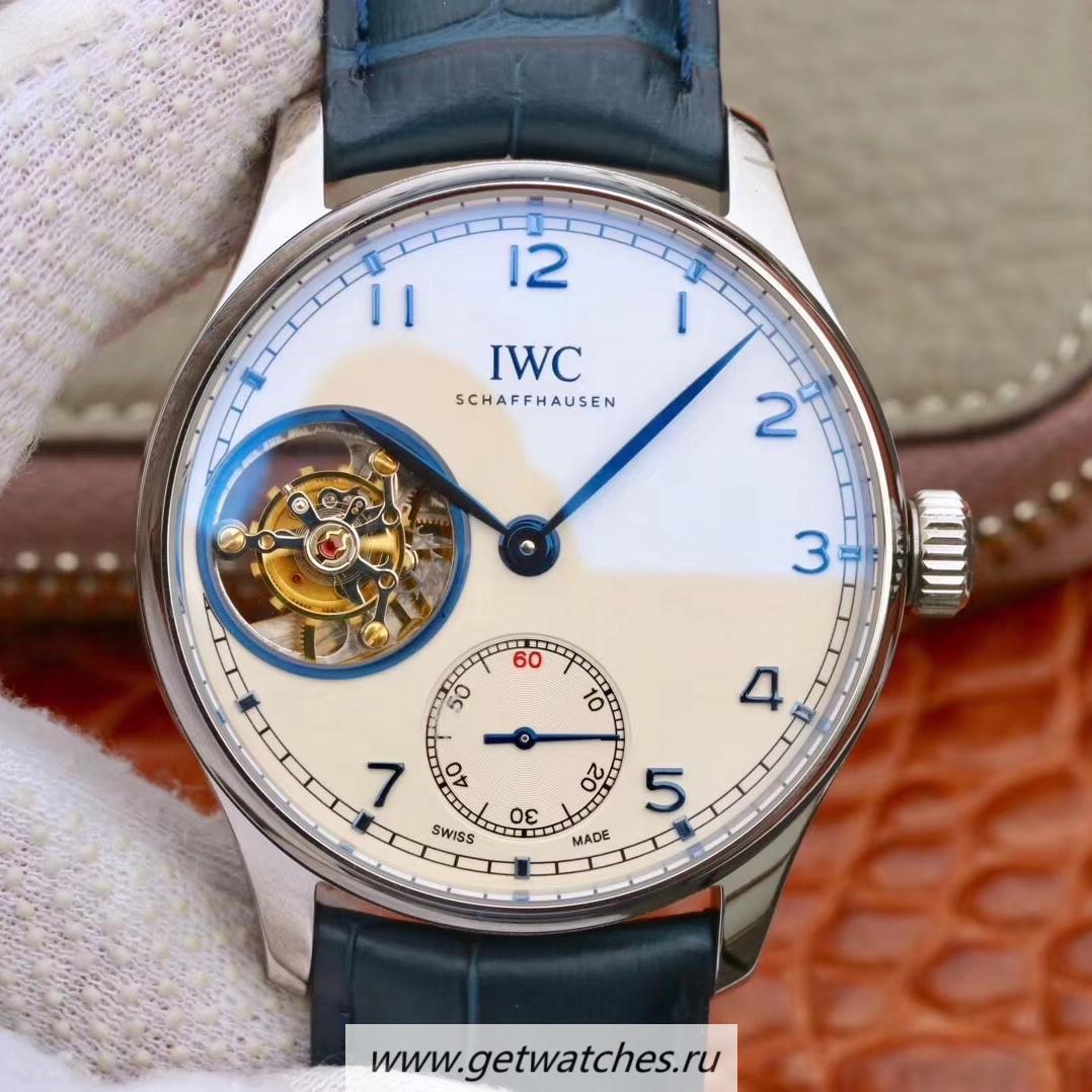Fake IWC Portugieser Tourbillon IW546301 ZF SS White Dial Tourbillon