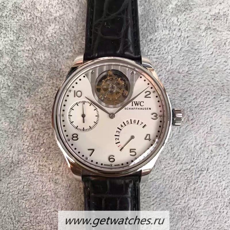 Fake IWC Portugieser Tourbillon Mystery IW504204 TF SS White Dial 50900