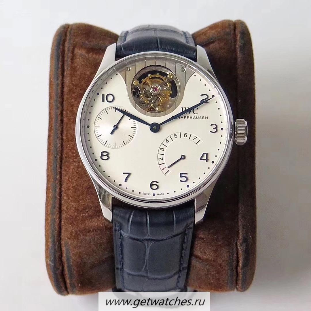 Fake IWC Portugieser Tourbillon Mystery IW504601 ZF SS White Dial Tourbillon