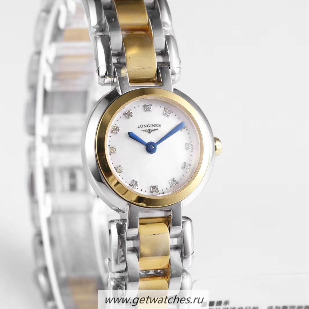 Replica Longines Primaluna Ladies KZF SS & Yellow Gold Mother Of Pearl Dial Quartz