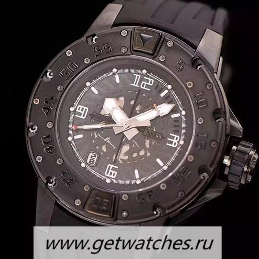 Copy Richard Mille RM028 PVD Black Dial 7751
