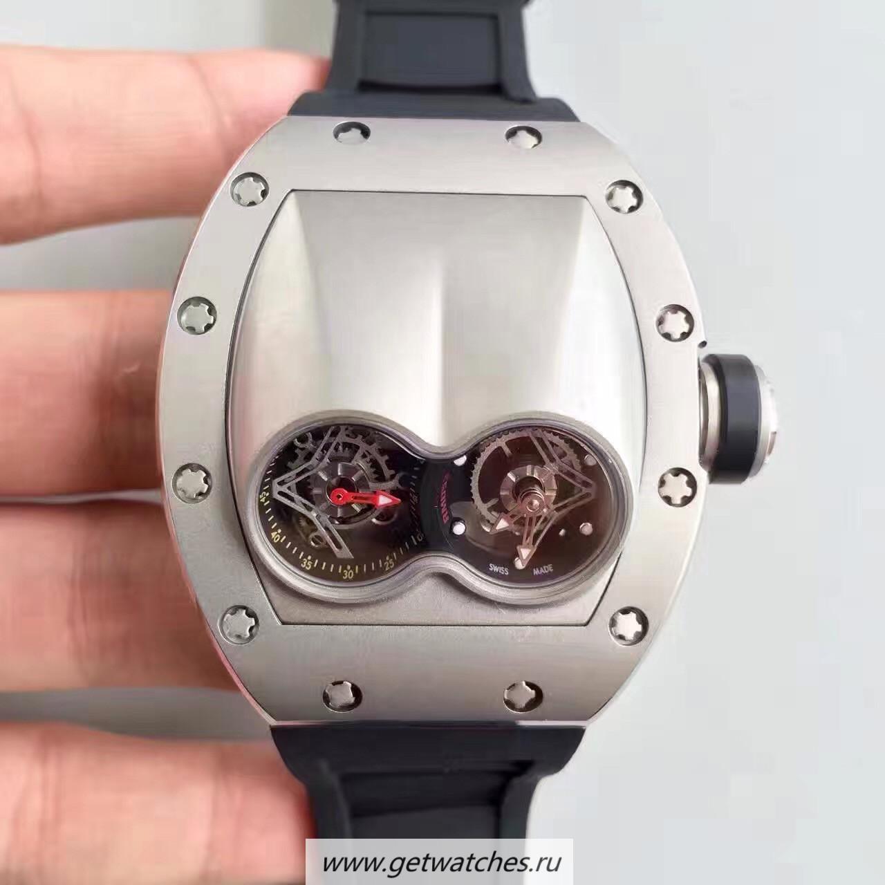 NEW Replica Richard Mille RM053 Pablo MacDonough Tourbillon SS Black Dial 2824