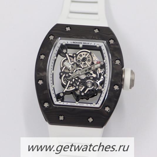Perfect Replica Richard Mille RM055 KVF V3 NTPT White Dial White Crown M8215