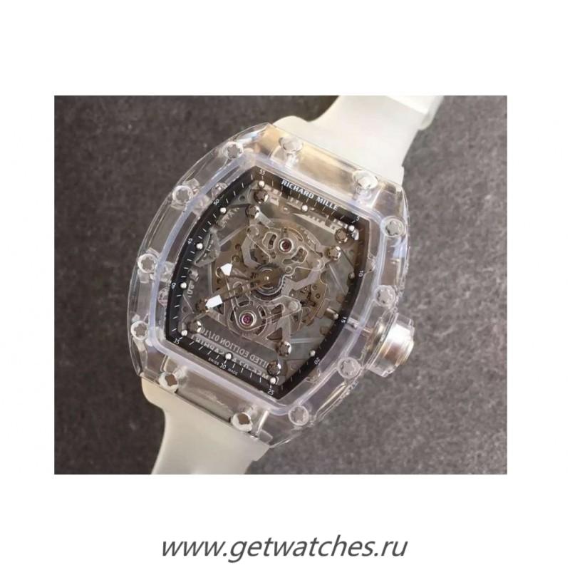 High Quality Richard Mille RM056-02 Shappire Black & Skeleton Dial M9015