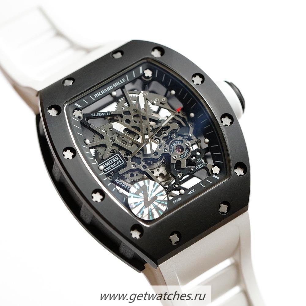 NEW Replica Richard Mille RM35 Americas ZF Ceramic Black Dial NH05A