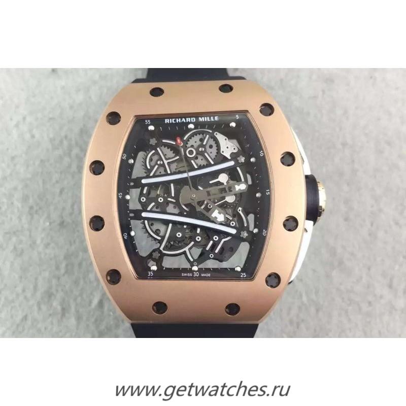 Best Price Richard Mille RM61 Rose Gold Skeleton Dial M9015