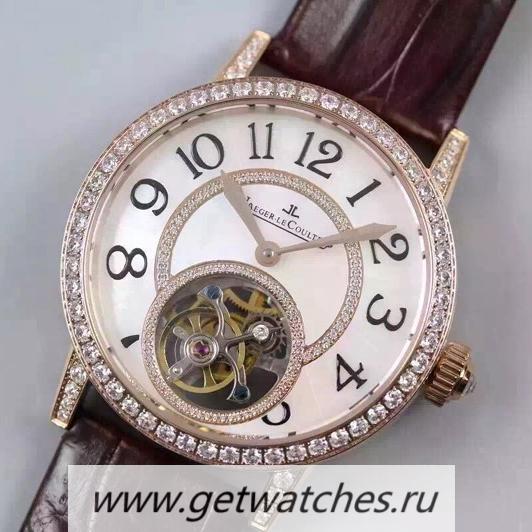 Best Price Jaeger-LeCoultre Rendez Vous Tourbillon Ladies Rose Gold & D1am0nds Pearl Dial Tourbillon