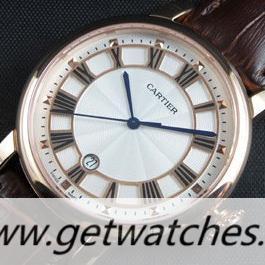NEW Replica Ca*t1er Rotonde 42mm Rose Gold White Dial 2824