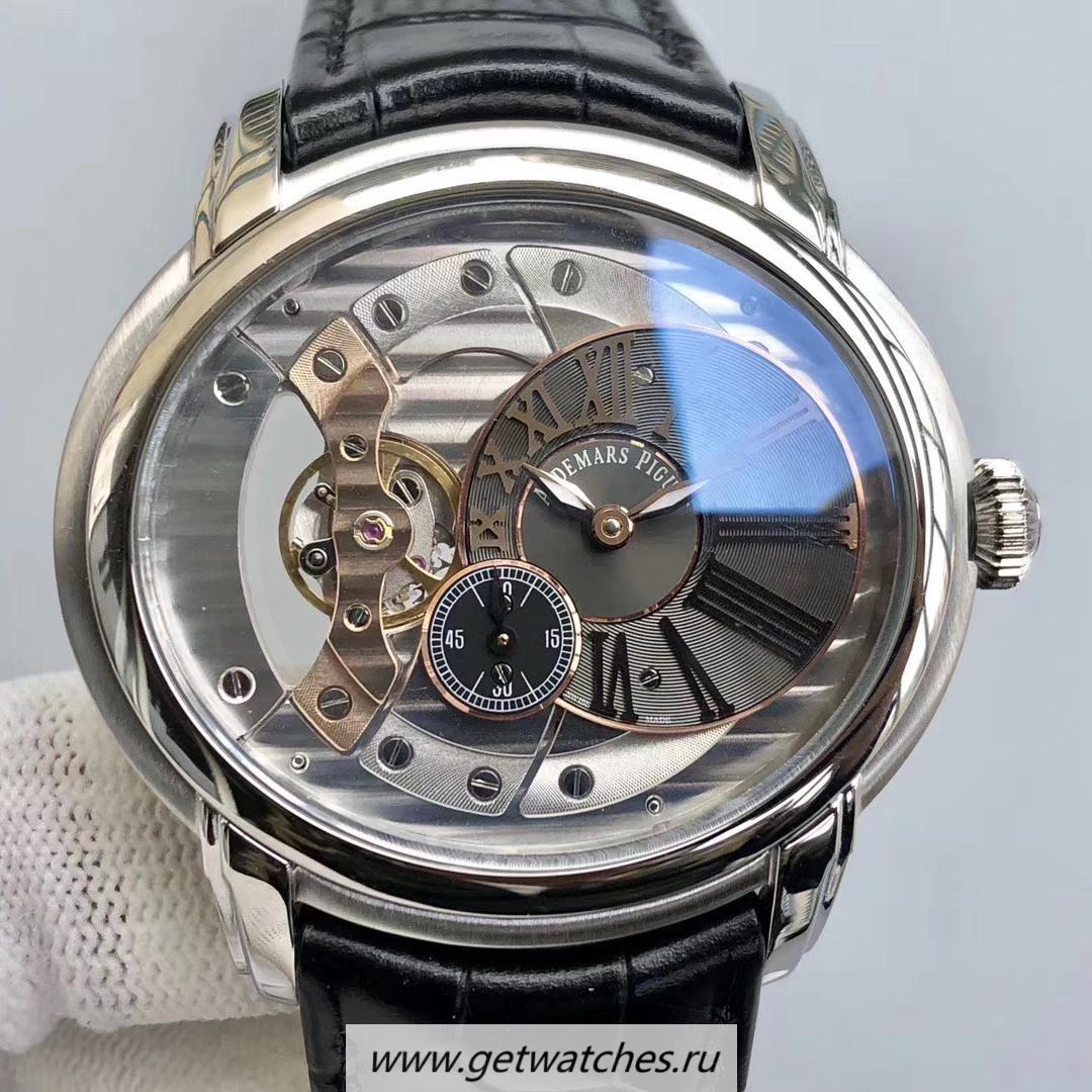 Copy Audemars P1g*et Royal Millenary 15350 V9F SS Black Dial 4101