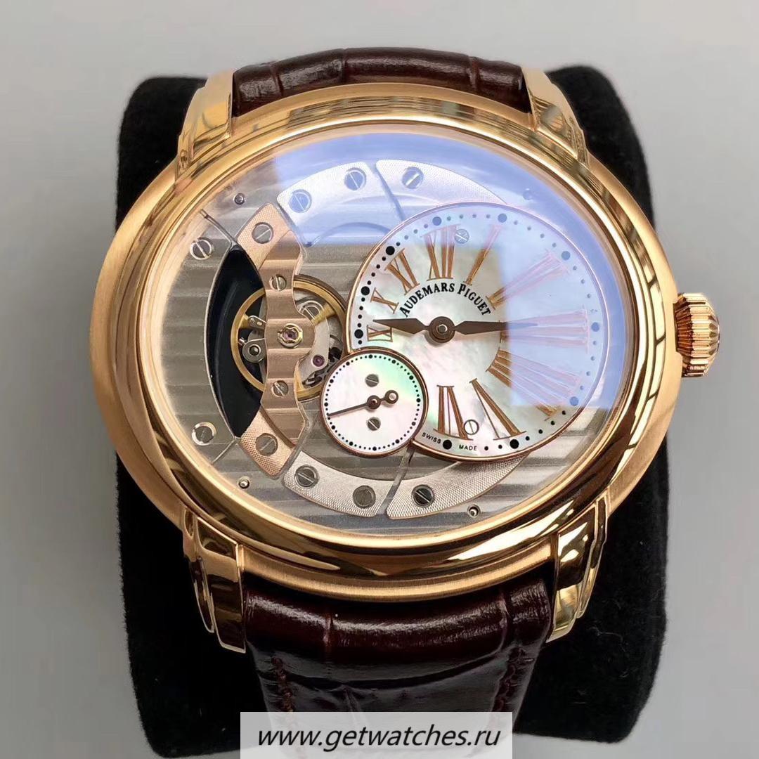 Fake Audemars P1g*et Royal Millenary 15350 V9F Yellow Gold MOP Dial 4101
