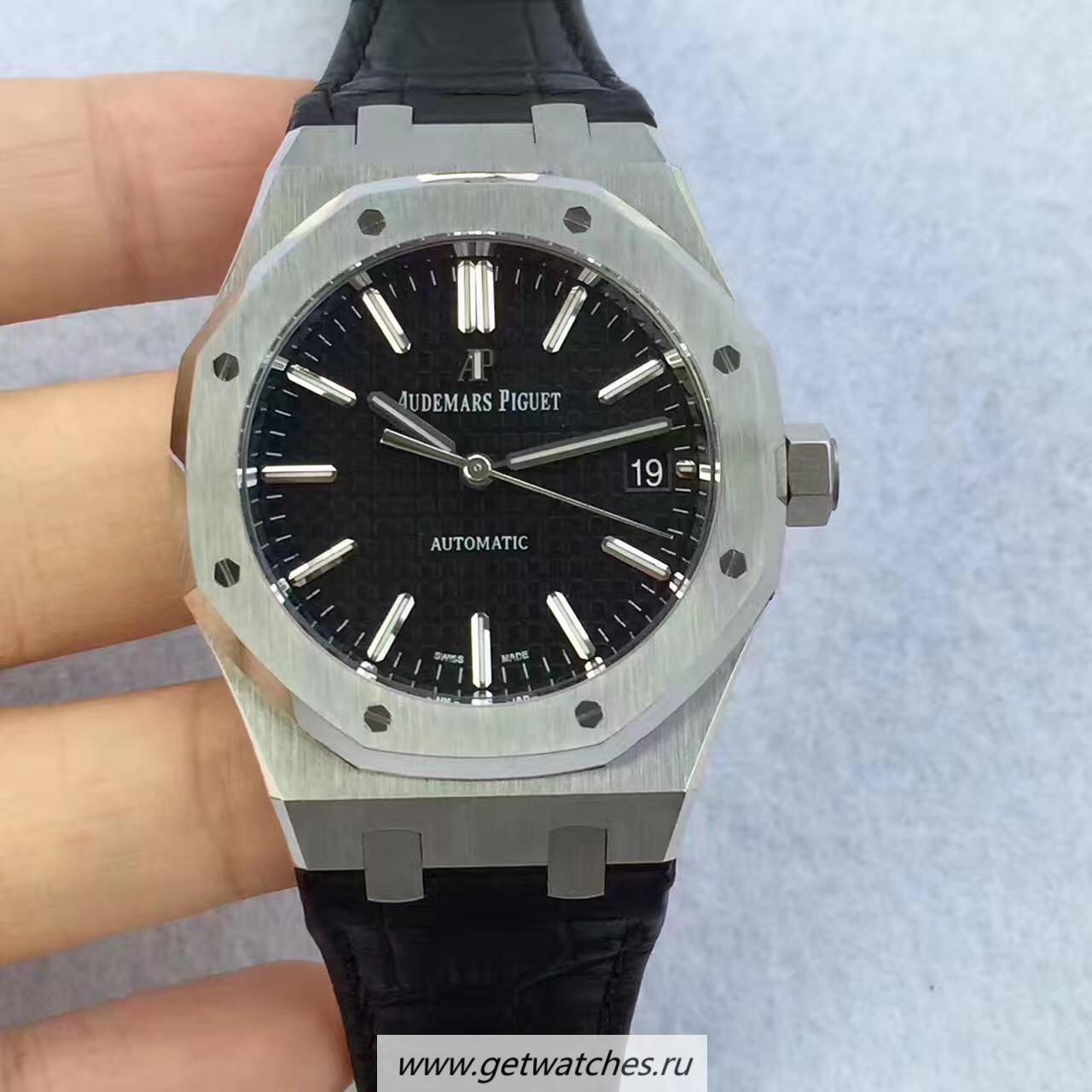 High Quality Audemars P1g*et Royal Oak 15450 JF SS Black Dial 3120