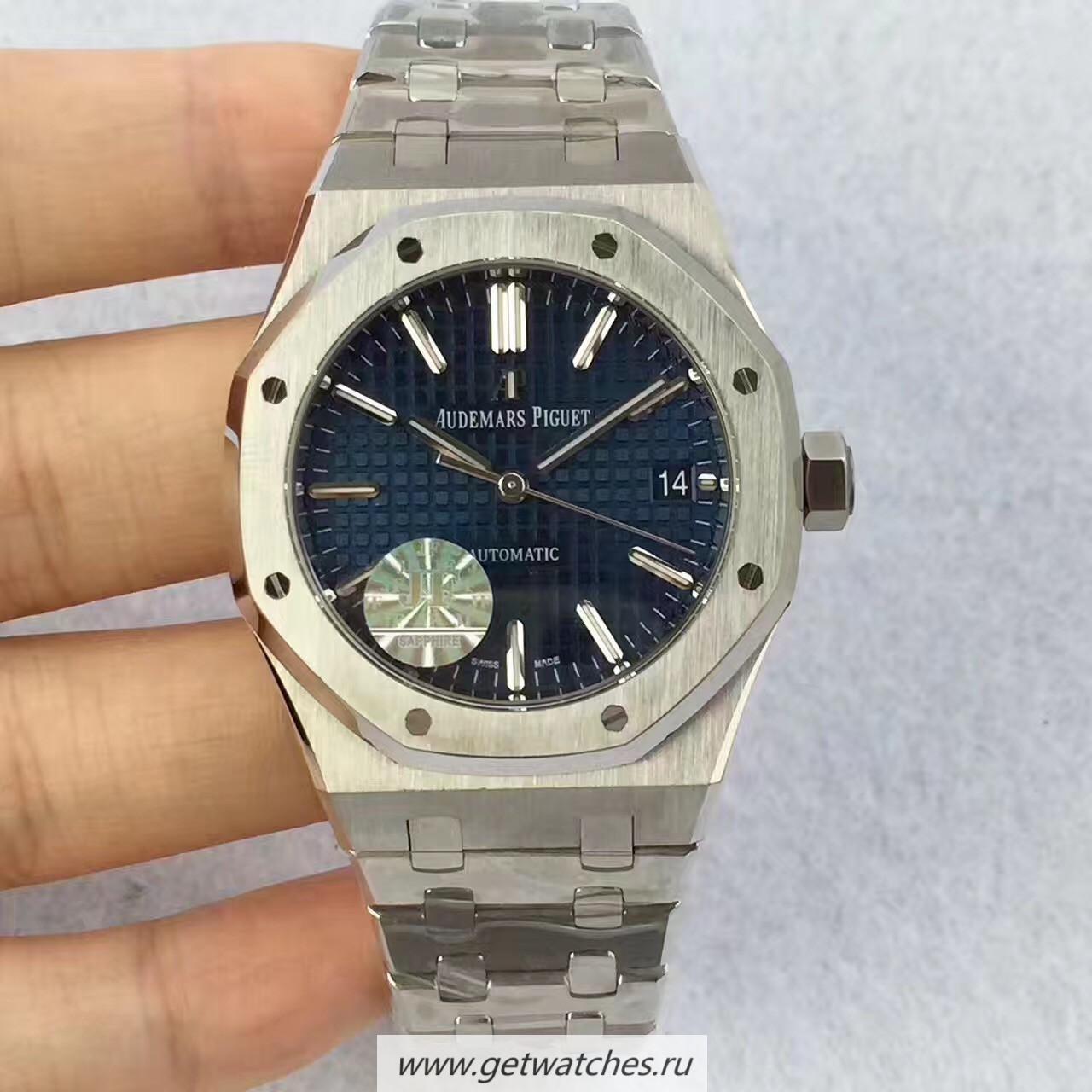 Copy Audemars P1g*et Royal Oak 15450 JF SS Blue Dial 3120