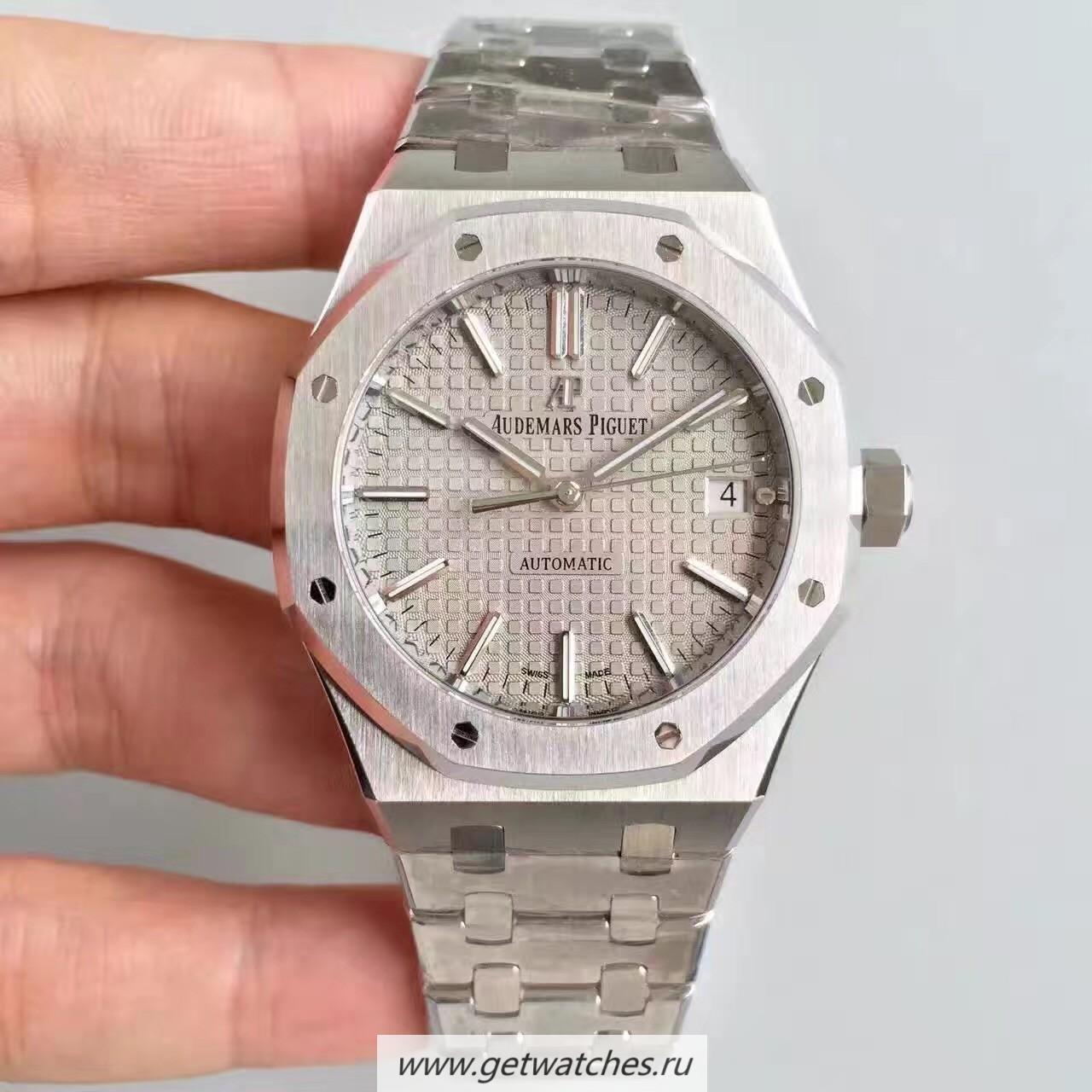 Replica Audemars P1g*et Royal Oak 15450 JF SS Grey Dial 3120