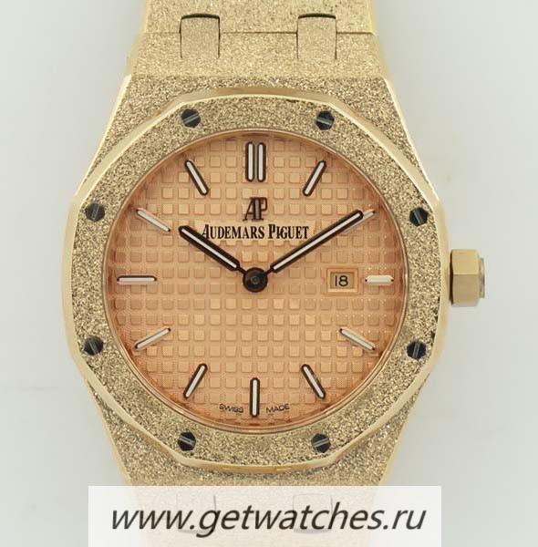 Replica Audemars P1g*et Royal Oak Frosted Gold Quartz 33mm 67653 OMF Rose Gold Rose Gold Dial 3132