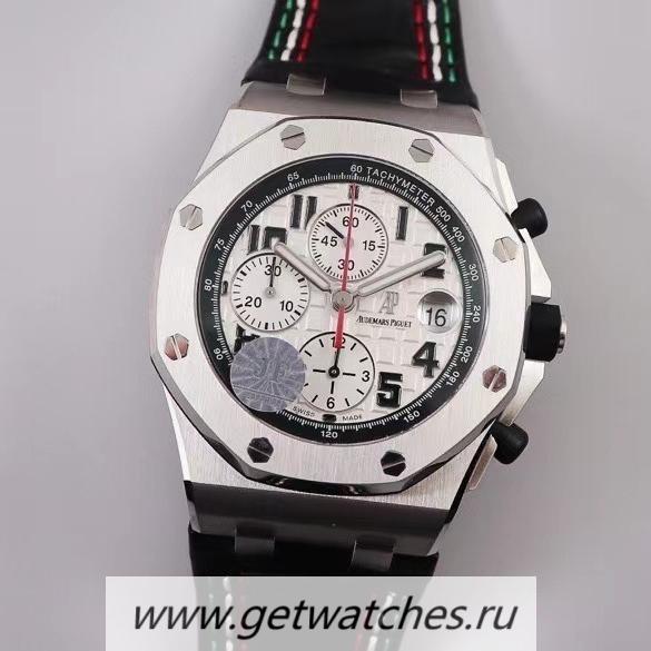 Shop Audemars P1g*et Royal Oak Offshore 26170 Pride Of Mexico JF V3 SS White Dial 7750