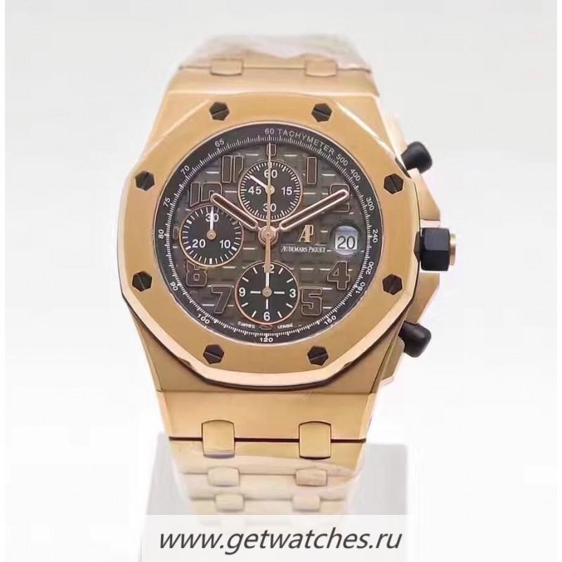 Replica Audemars P1g*et Royal Oak Offshore Don Ramon De La Cruz 26192OR.D0801CR.01 JF V2 Rose Gold Grey Dial 7750