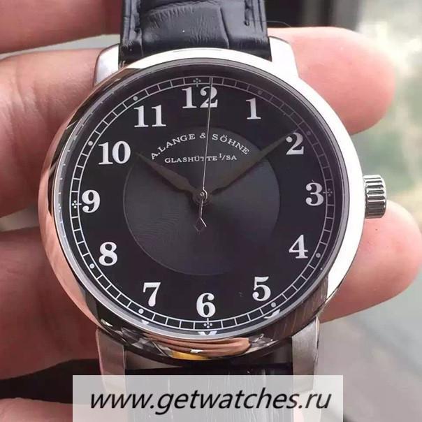 Copy A. Lange & Sohne Saxonia SS Black Dial L091