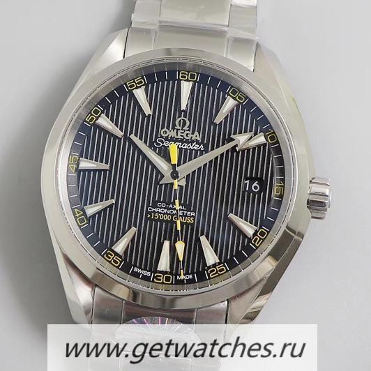 Perfect Replica 0me*ga De Ville Ladiesmatic SS Blue Dial 8520