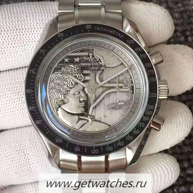 Fake 0me*ga De Ville Prestige Co-Axial Power Reserve 424.13.40.21.02.001 TWF SS Rhodium Dial 2824